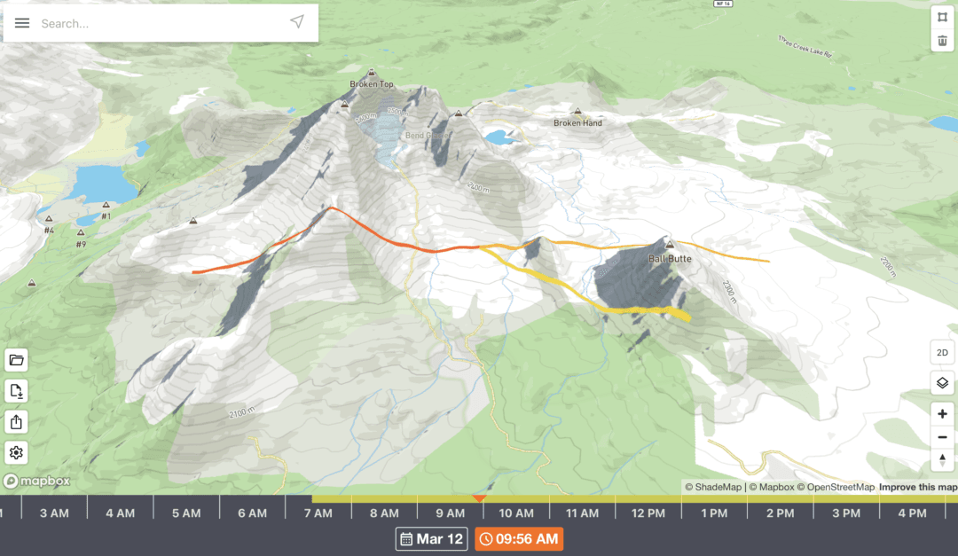 With Shademap.app is slick digital platform to display sun exposure/shadows. Note the scrollbar (bottom) in the screengrab—selecting a specific date and time of day is easy. 